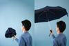Komiya Shoten 65cm Automatic Large Folding Umbrella Durable Fiberglass Windproof High Wind Resistant Super Water Repellent Teflon Safety Plain