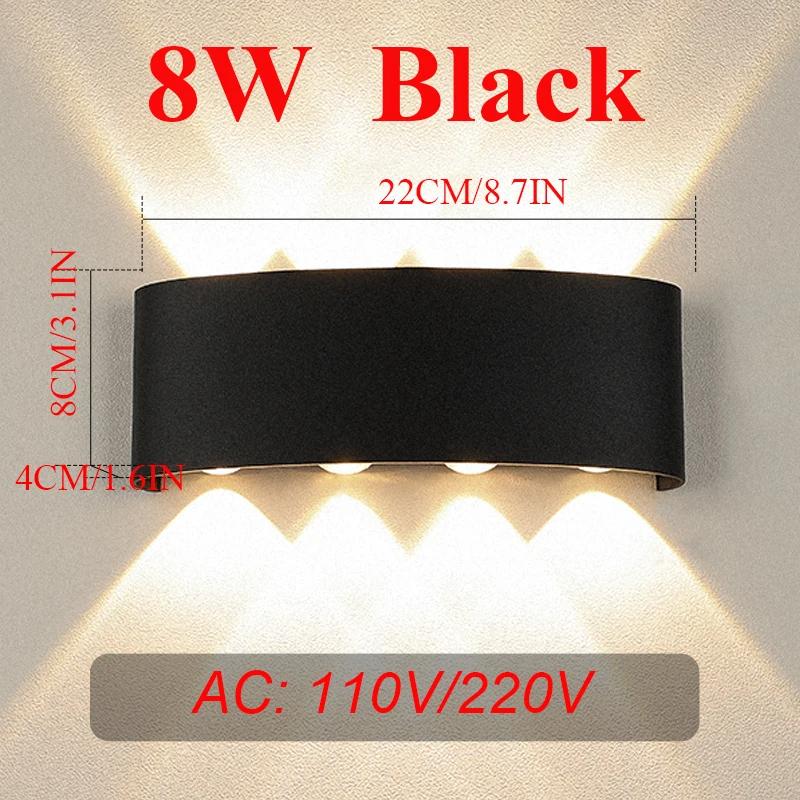Led Wall Lamp Outdoor Lights Waterproof Sconces Wall Light AC85-265V For Home Indoor Decoration Bedroom Living Room Lighting