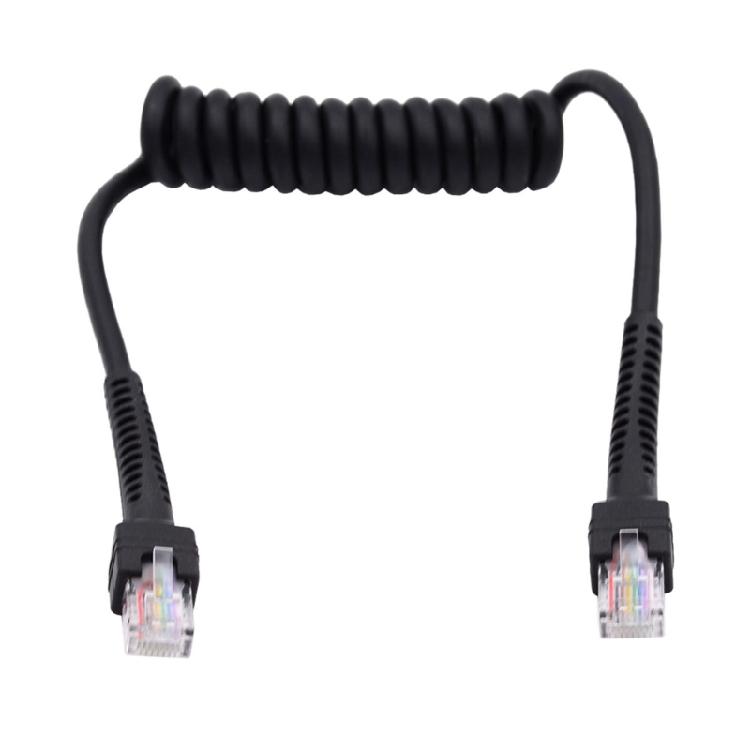 

Cat6 8 Cored Spring Coiled Ethernet Cable Gigabit Speed Networking Wire for CCTV Monitoring Gaming and Streaming Devices