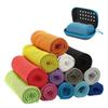 30*90 Quick Drying Cooling Towel Soft Breathable Chilly Sweat Absorption Cold Towel with Storage Box Sports Running Yoga Gym Club