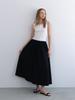 Out Maxi Full Skirt Black
