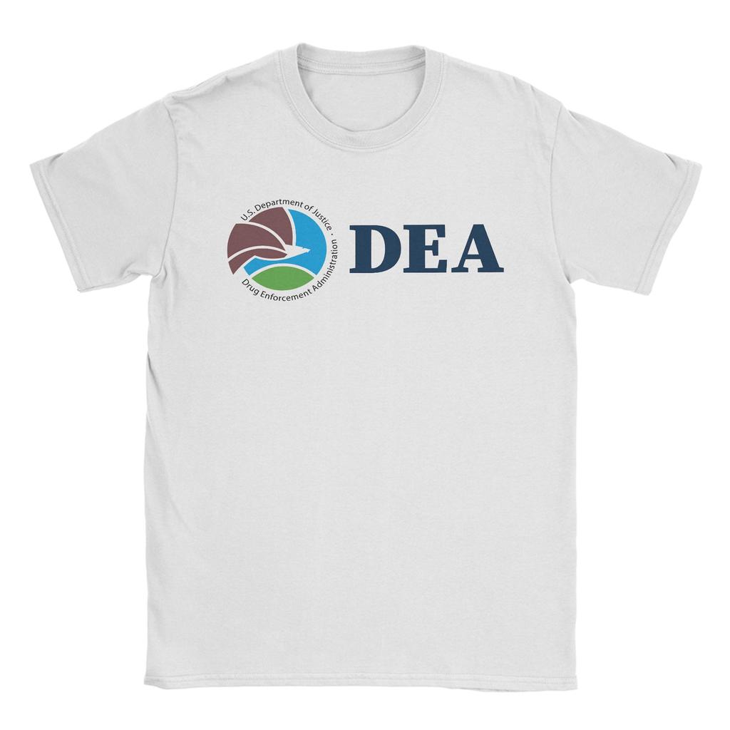 Men TShirts DEA US Federal Interdiction Agency Vintage Pure Cotton Tee Shirt Short Sleeve T Shirts O Neck Tops Unique