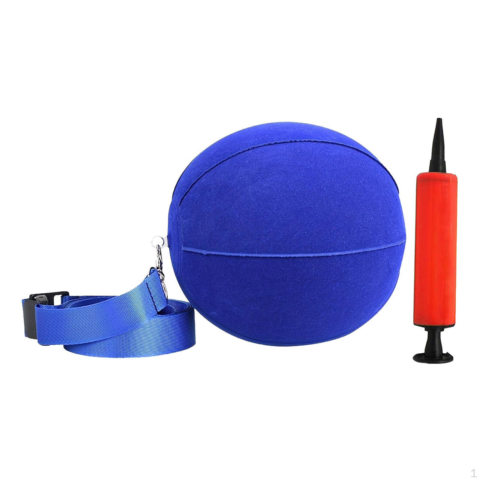 

Тренажер для гольфа, мяч, надувной регулируемый ремешок, спортивная практика синий