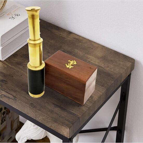 Funktionierendes Nautisches Maritimes Teleskop Marine Antik Messing Piraten Fernrohr Fernrohr 6"