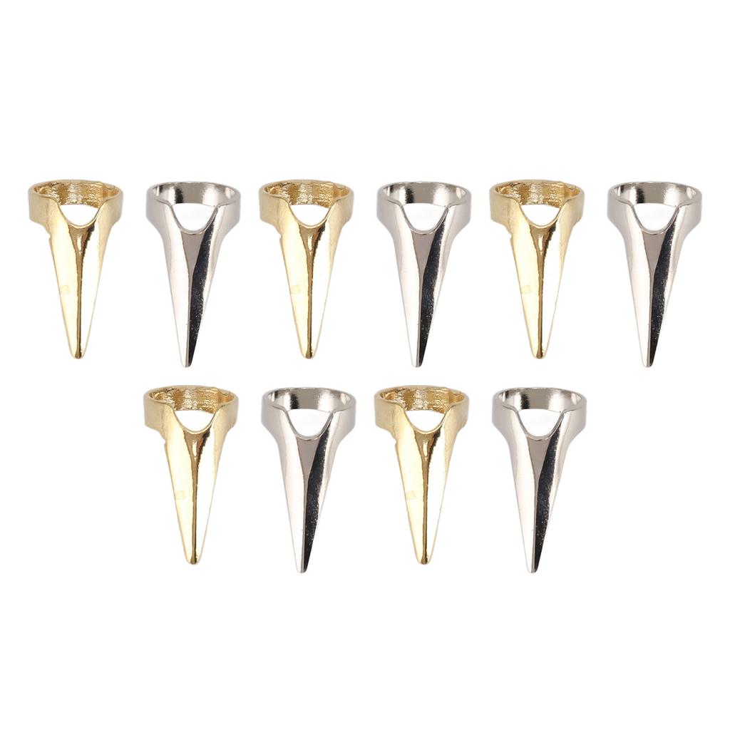 10PCS Hair Parting Ring Hair Selecting Tool for Halloween Cosplay Sectioning Hair Extensions