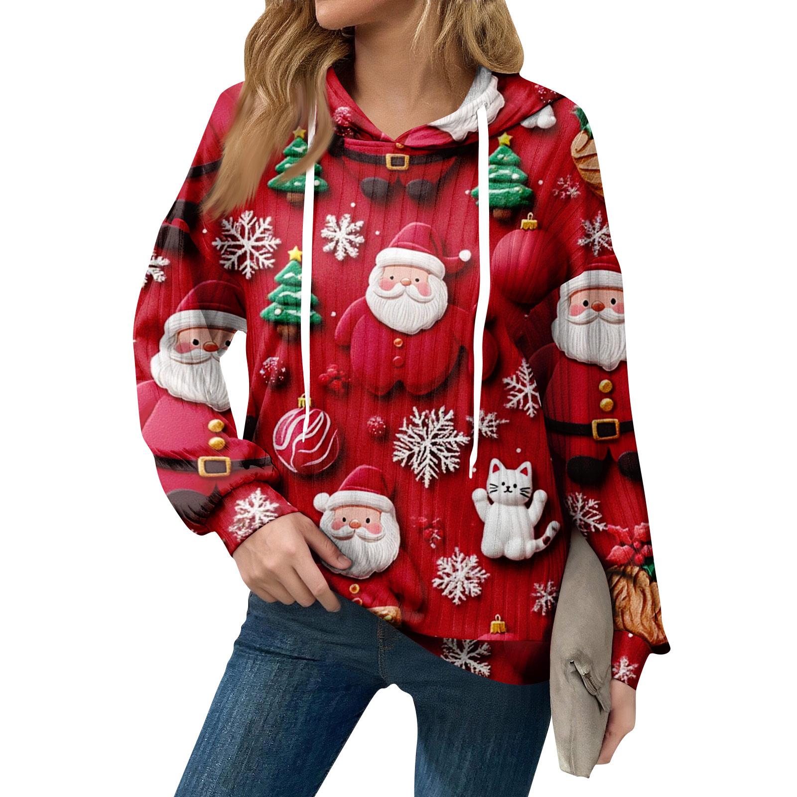 

Толстовки для женщин оверсайз зимние милые свитшоты пуловер трендовая осенняя одежда XXL винный