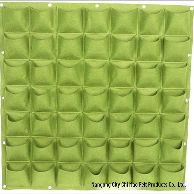 Felt Multi-Pocket Wall Hanging Planting Bag for Flowers and Vegetables