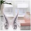 Modern Minimalist White Bubble Fish Art Figure | Beautiful Home Decor- (Set of 2 Pc)