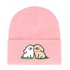 Winter Maltese Knit Hat With Printed Design For Men Women Casual Weather Cold