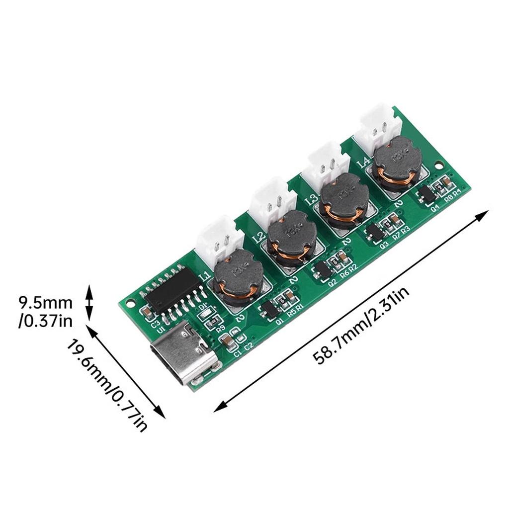 USB Humidifier Module 5V No Switch Mist Maker Professional DIY Experimental Equipment Circuit Board Atomization Control Board