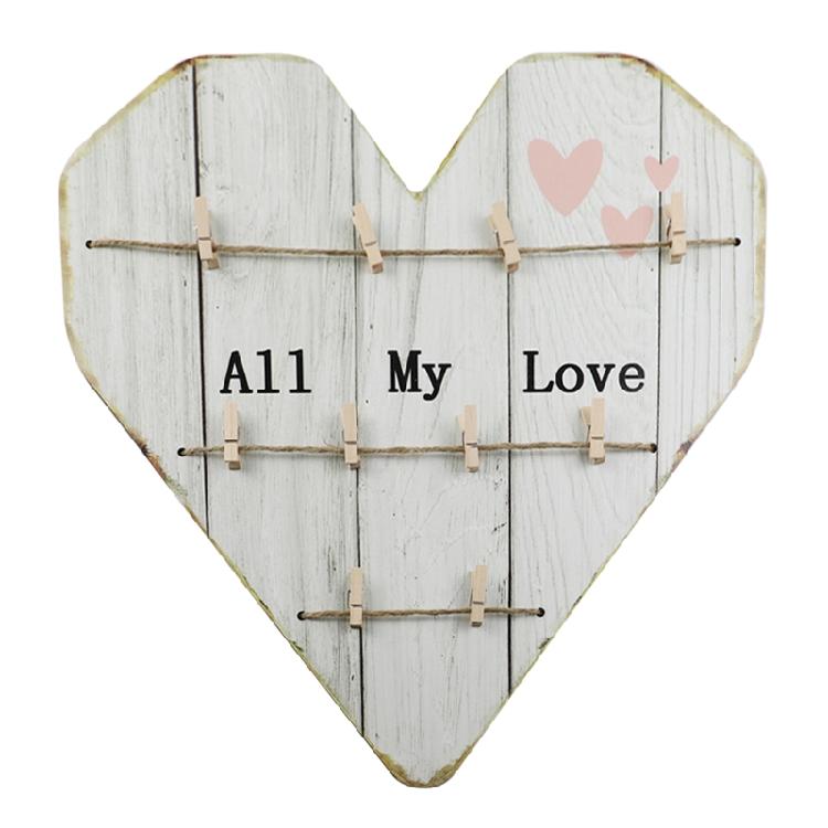 

Wooden Hanging Photo Display Frame DIY Picture Photo Frame for Home Decoration 1