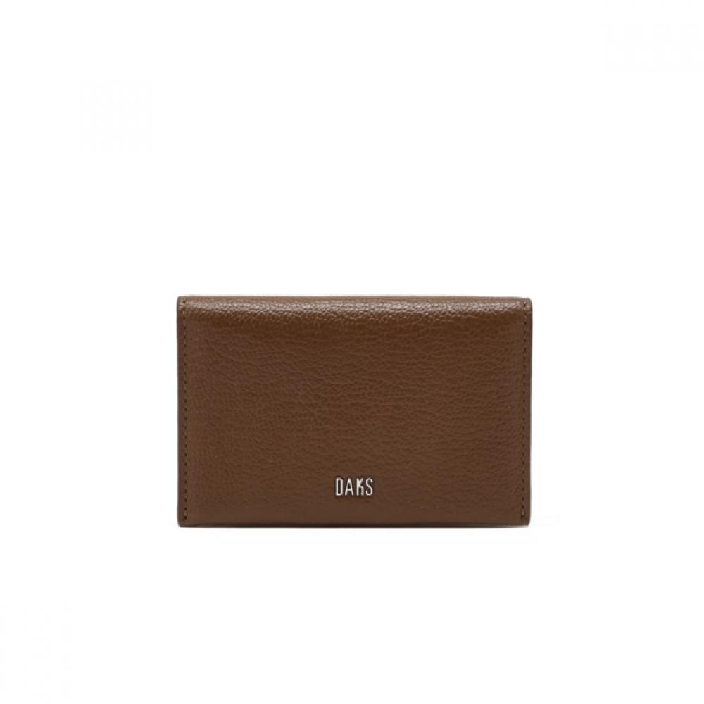 Daks Brown Leather Card Case Dcwa6f507w2