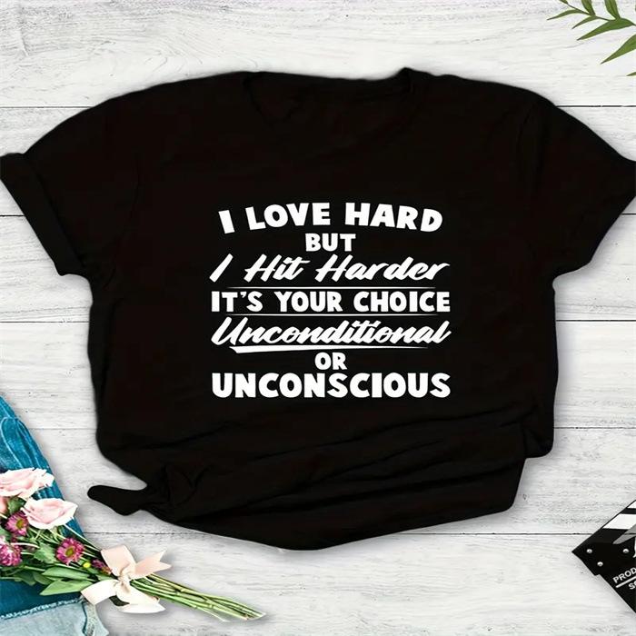 Summer Round Neck Printed Top Fashionable Casual Cute Short Sleeved Women's Pure Cotton T-shirts