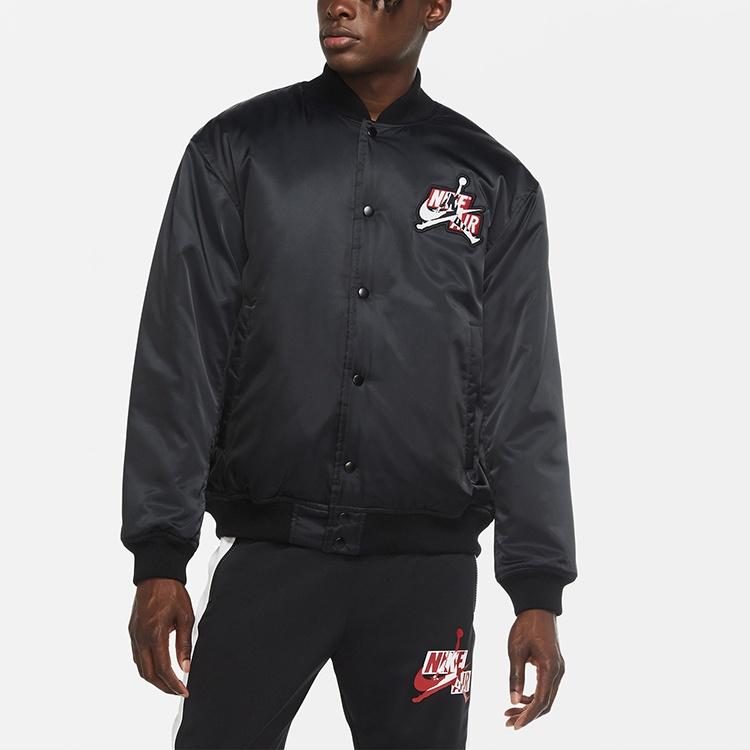 Air Jordan Jumpman Classics Athleisure Freizeit Sport Warmhaltende Jacke Schwarz Herren CT3462-010