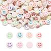 Smiley Face Polymer Clay Beads for DIY Jewelry - 100pcs Pack