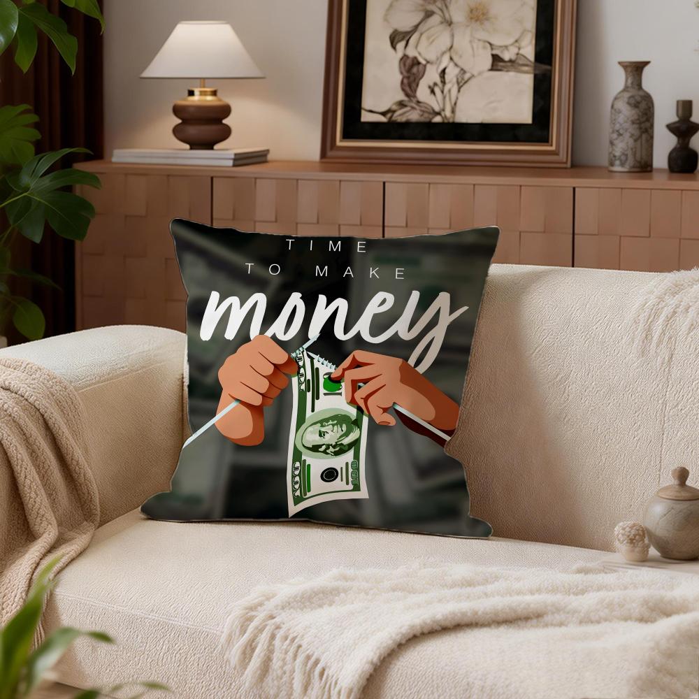 Comedy Time is Money Cushion Cover Cushion Cover Set 4Pcs 50x50 45x45 40x40 Pillowcase Decorative Sofa Home Decor