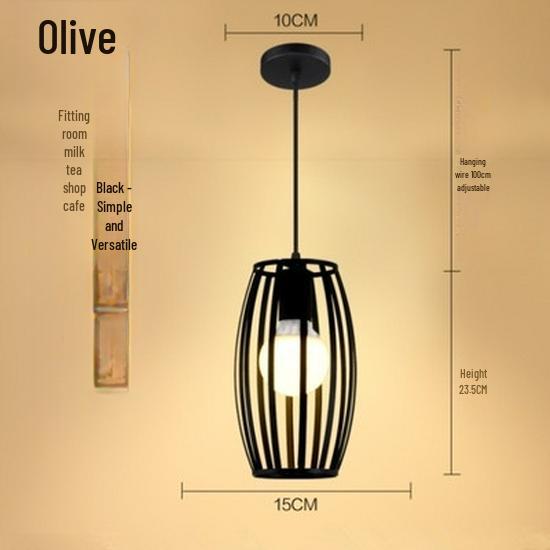 

Винтажный индустриальный подвесной светильник для ресторана или бара Without Bulb