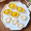Three-Dimensional Ingot Mung Bean Cake Mold 50 Grams Of Mini Moon Cake Mold Chinese Pastry,Including 1 Mold And 4 Stamps
