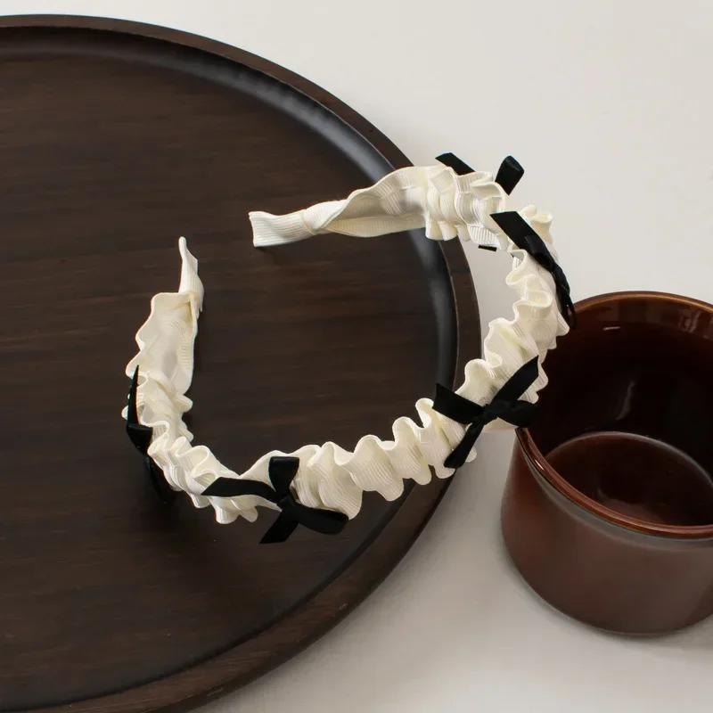 Cute Small Bow Bezel Headband Women's Holiday Hair Accessory Girls Kwali Hair Bands Hoop Hairband for Stylish Hair Management