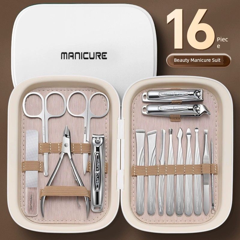 Nail Clippers Suit Nail Scissors For Home Unisex Special Use Pedicure Tools Nail Clipper Pliers Original Manicure 18-Piece Set
