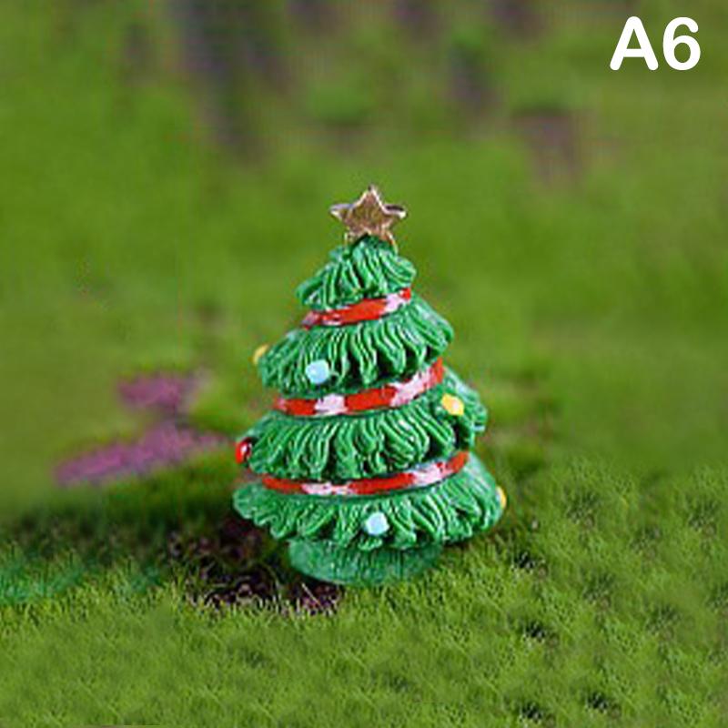 

Мини Рождественская елочная фигурка, кукла, садовый декор, орнамент, детская игрушка, миниатюрный пейзаж, украшения, статуя, ремесло из смолы as the picture