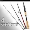 Fishing Rod Carbon Fiber 2 Colors Black/Red Fishing Outdoor Sports Travel Fishing Rod