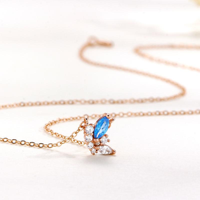 

Ожерелье с бриллиантовой бабочкой, женская ниша, изысканный темперамент, универсальный, легкий, роскошный, холодный ветер, бабочка, кулон