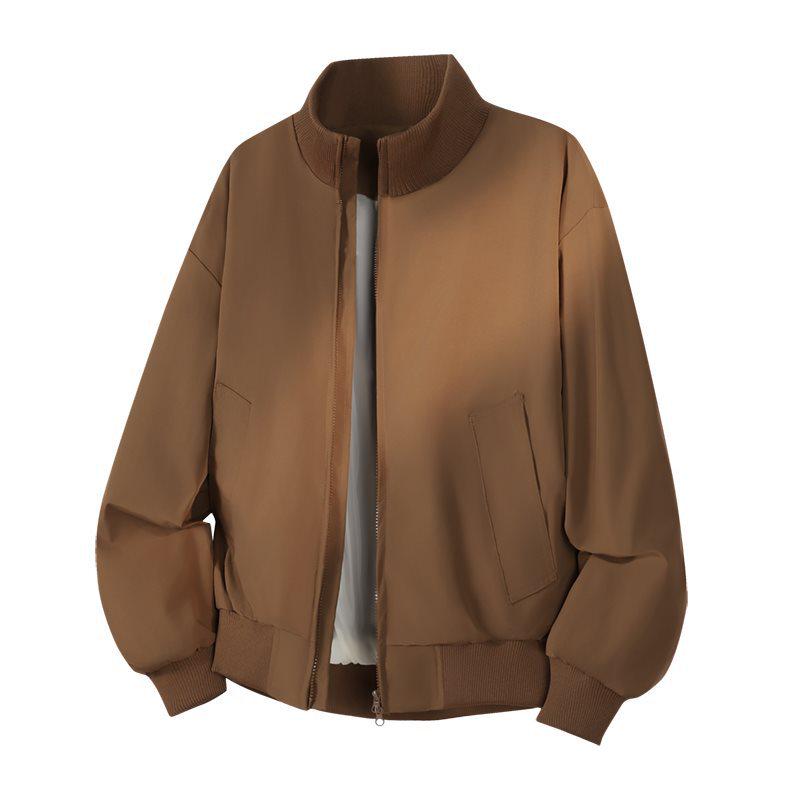 Men's Versatile Korean-Style Stand Collar Jacket for Spring/Autumn