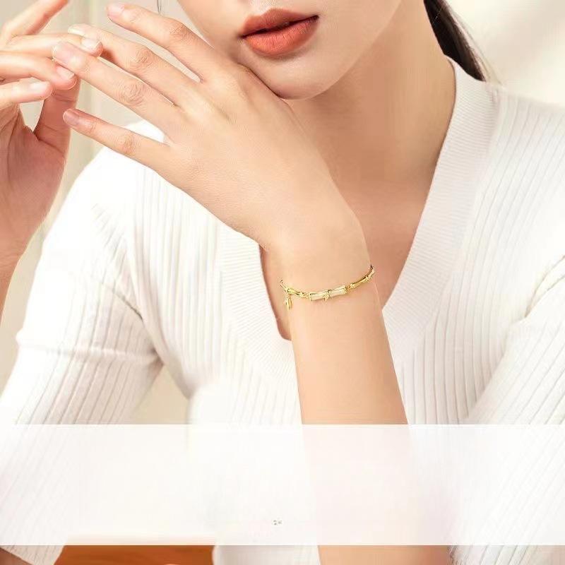 Jewelry Bamboo Bracelet Growing Bamboo Bracelet National Style Niche Light Luxury Trend Jewelry