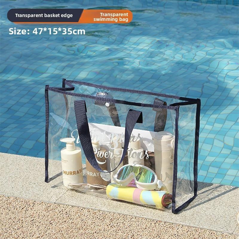 Large Capacity Pvc Swimming Bag Waterproof Tote For Travel And Beach Use