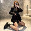 1 Pair of  Hot Drilling Trend, Boundy, Shiny, Sexy Fishing Net Socks, Manual Hot Drilling, Classic Mesh Pantyhose