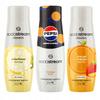 3 Concentrates Sodastream Elderflower + Pepsi Max Mango + Orange Mango
