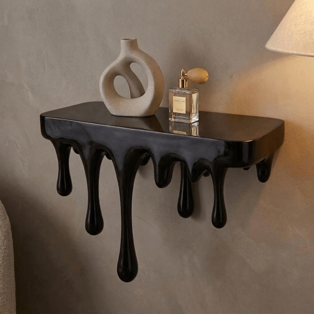 Stable Drip Floating Shelf 3D Printed Wall-Mounted Display Stand Plants Display Stand Bedroom