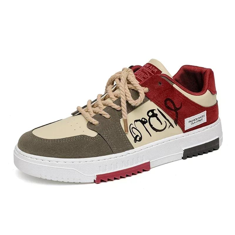 Casual Shoes Versatile Color Matching Tennis Shoes Men's Travel Shoe New Zapatillas Para Hombres 2024 Men's Sneakers Comfortable