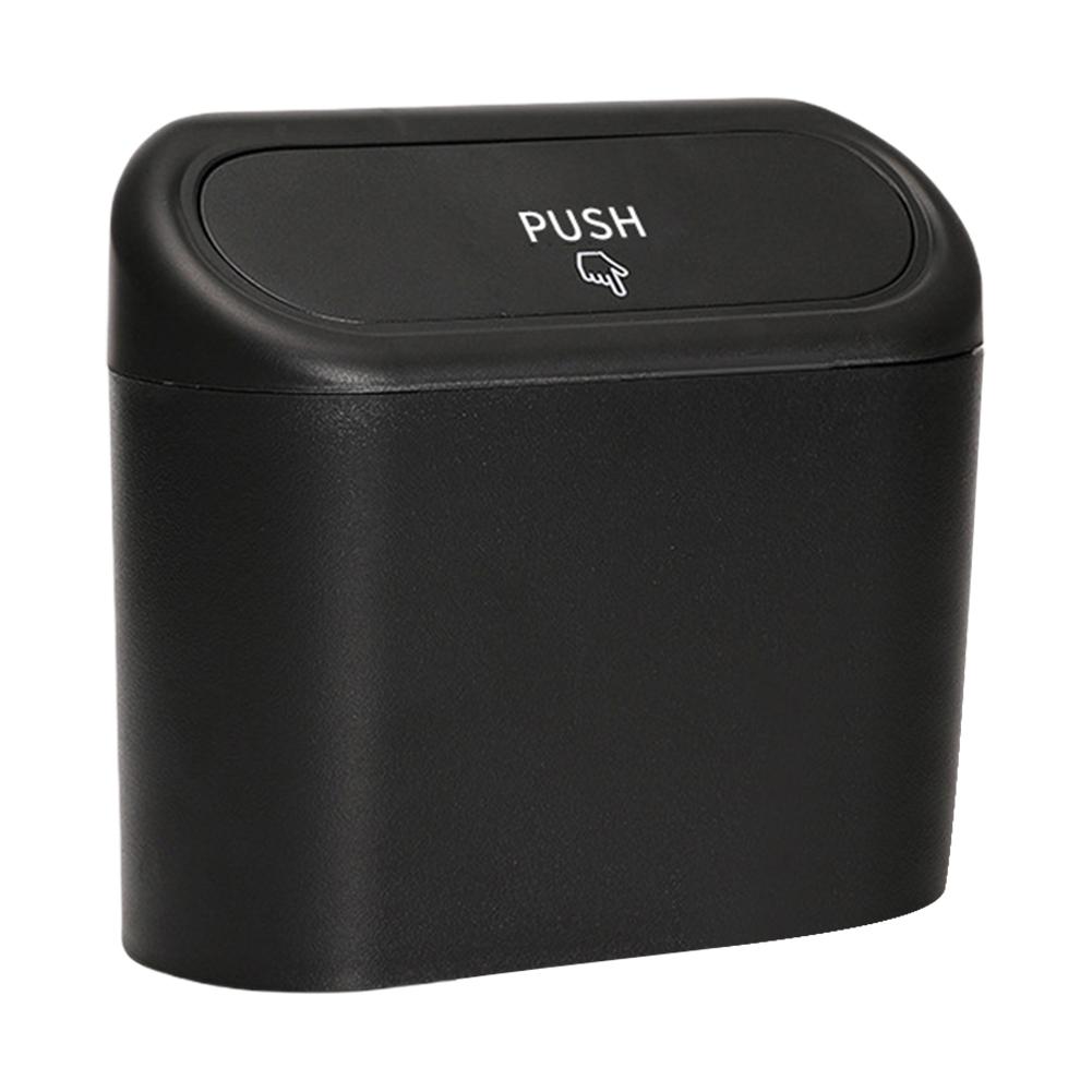 

Мини-мусорное ведро для автомобиля, герметичное маленькое мусорное ведро для автомобиля, органайзер для мусорного контейнера, портативное подвесное мини-мусорное ведро для автомобиля чёрный