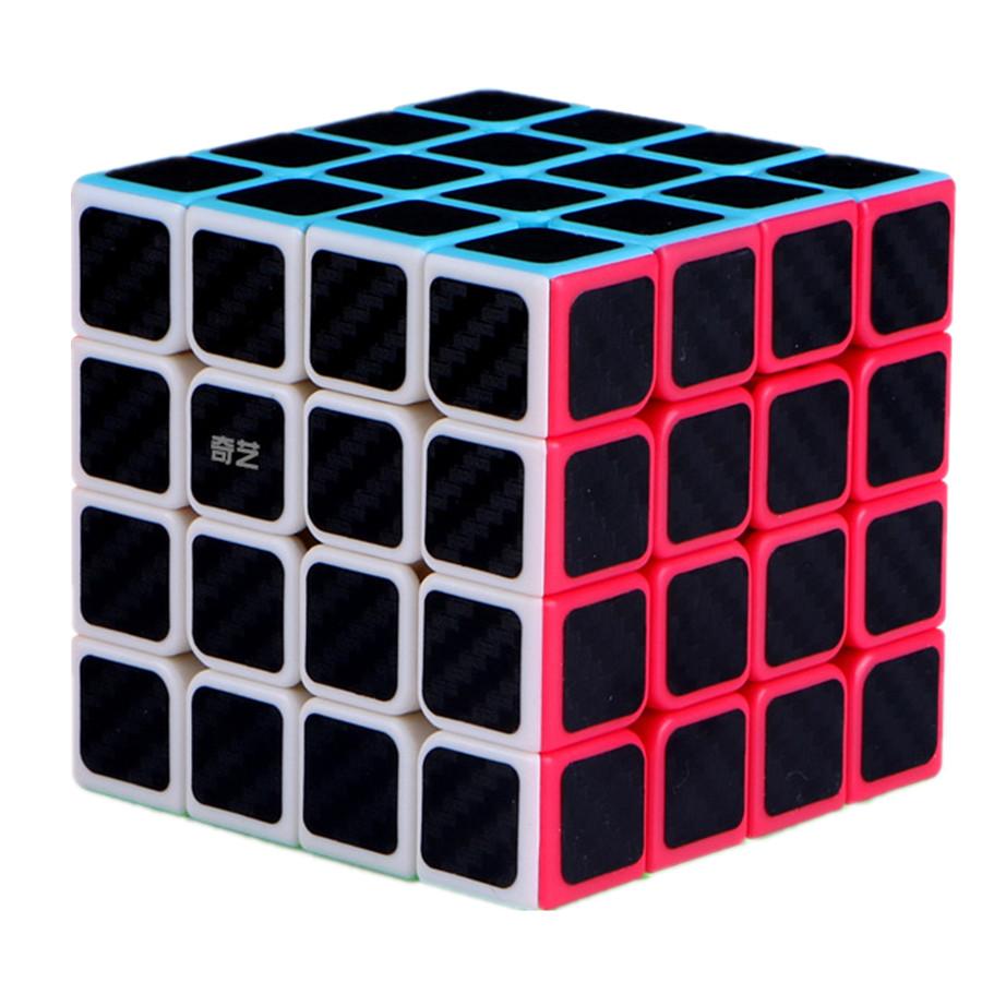QIYI Cube 2x2 3x3 4x4 5x5 Pyramid Maple Leaf Carbon Fiber Sticker Speed Magic Cubo Puzzle Toys For Children Kids Gift Toy