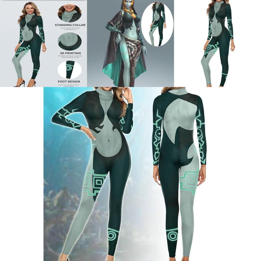 Legend Of Zelda Twilight Princess Cosplay Bodysuit Anime Film Rollespillkostyme