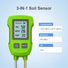 High Accuracy Soil Detector 3 In 1 Soil PH Moisture Temperature Meter Backlight Soil Moisture Meter Garden Plant Soil Hygrometer