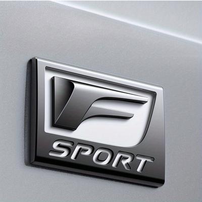F SPORT Prémiové kovové autoemblém - Odolná vnější dekorační nálepka pro všechna vozidla