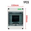 IP65 Waterproof Fuse Switch Box 2 Way Garage 2 5 8 Way 2 MCB 's Fuse Box 40A 30mA RCD Dustproof Horizontal Row