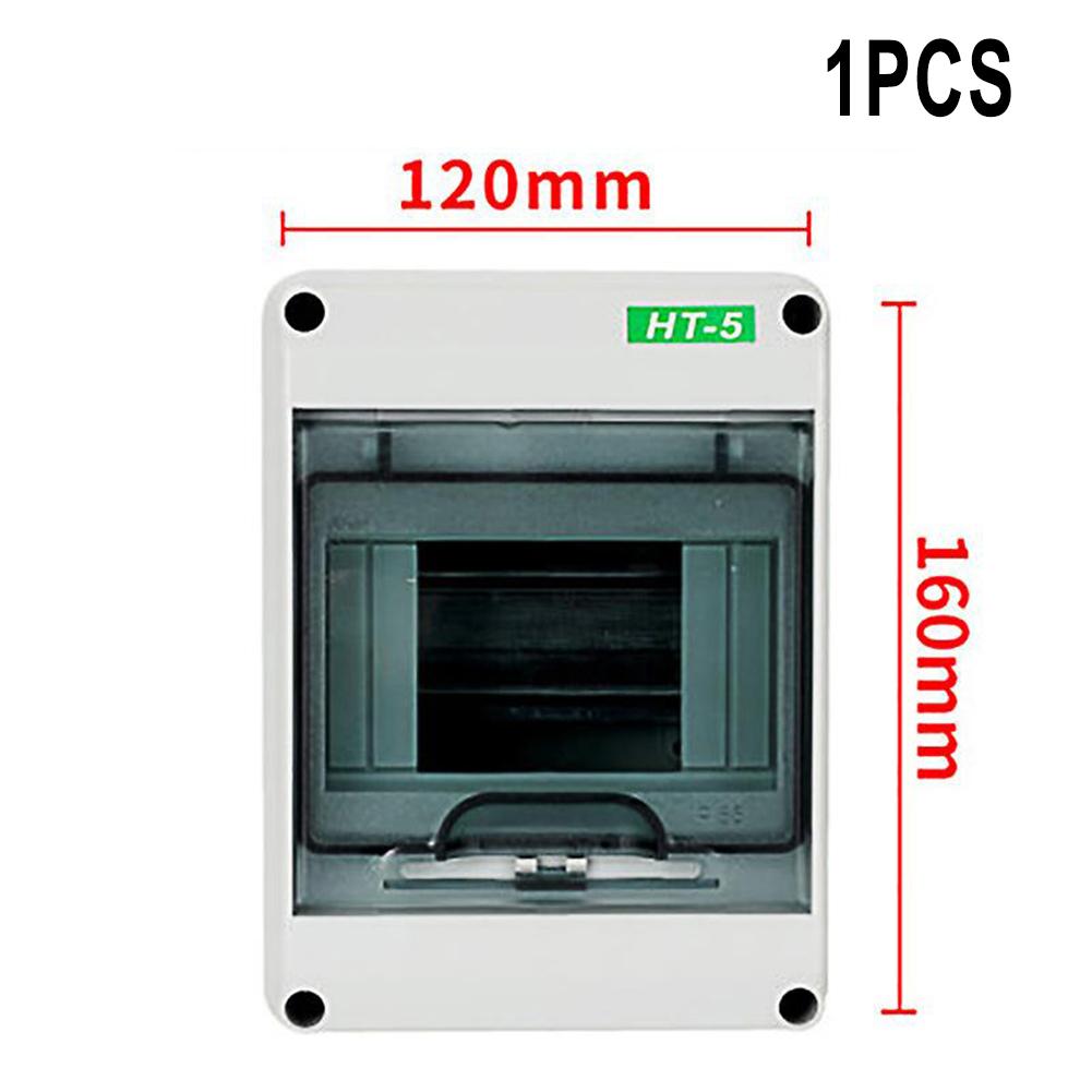 IP65 Waterproof Fuse Switch Box 2 Way Garage 2 5 8 Way 2 MCB 's Fuse Box 40A 30mA RCD Dustproof Horizontal Row