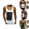 Premium Men's Casual Sleeveless Tank Tops With Square Neck Sports Undershirt
