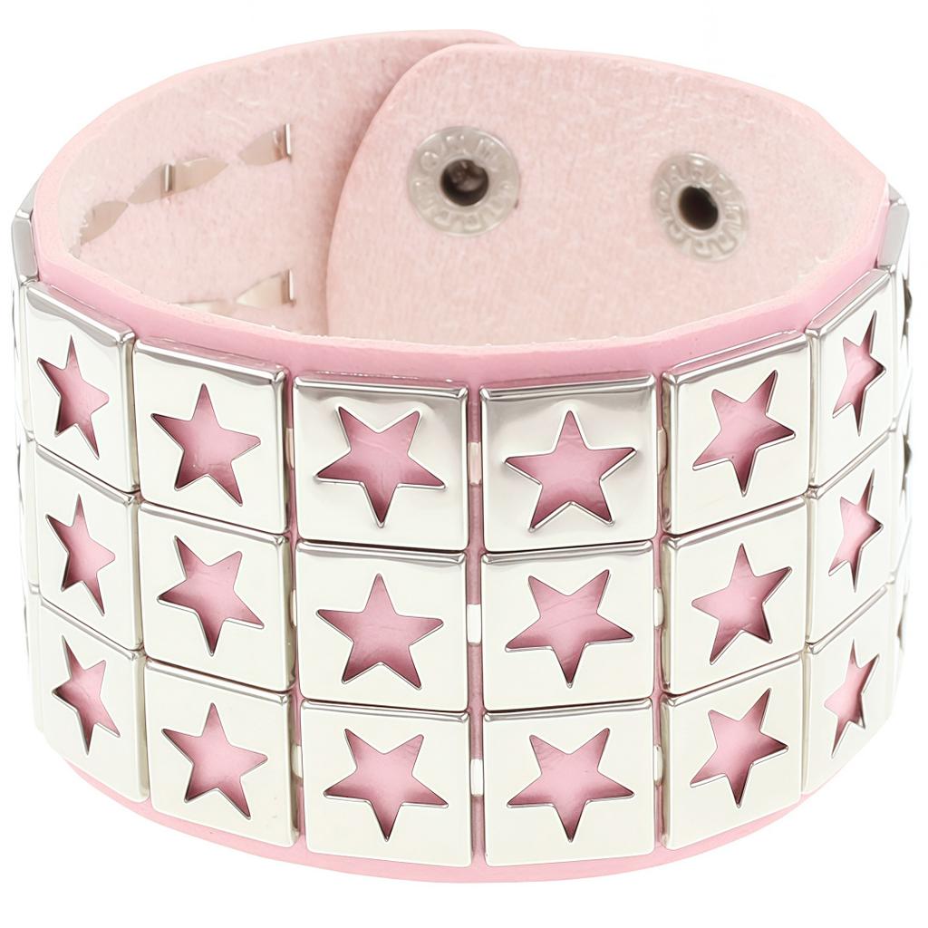 DIEZI 3 Rows Harajuku Gothic Goth Wrap Bracelet For Women Men Punk Vintage Black PU Leather Star Charm Bracelet Bangles Jewelry