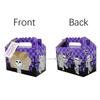 12PCS Halloween Party Trick or Treat Paper Goodie Candy Bags with Window, 4 Design Mix