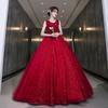 2026 Puffy Skirt Evening Gown for Banquets, Annual Meetings, and Stage Performances