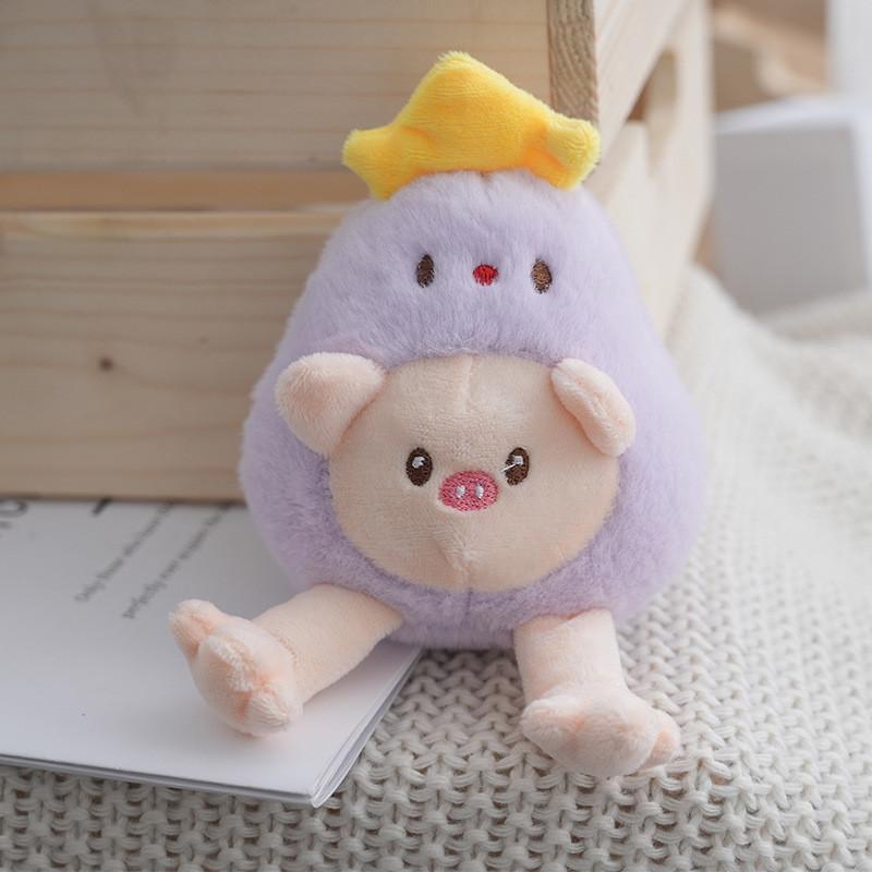 Adorable Plush Wedding Toss Doll Soft Toy For Children Comforting Gift In Purple Green Pink And White