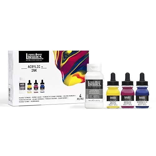Encre Acrylique - LIQUITEX - Couleurs Primaires - Medium De L - Multicolore - Mixte