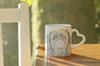 Labrador Retriever - cup with a dog, adorable cup with a heart-shaped handle, universal gift from the Art-Dog brand