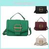 Street Style Pu Leather Small Square Bag Women's Fashion Bag With Stitching Details