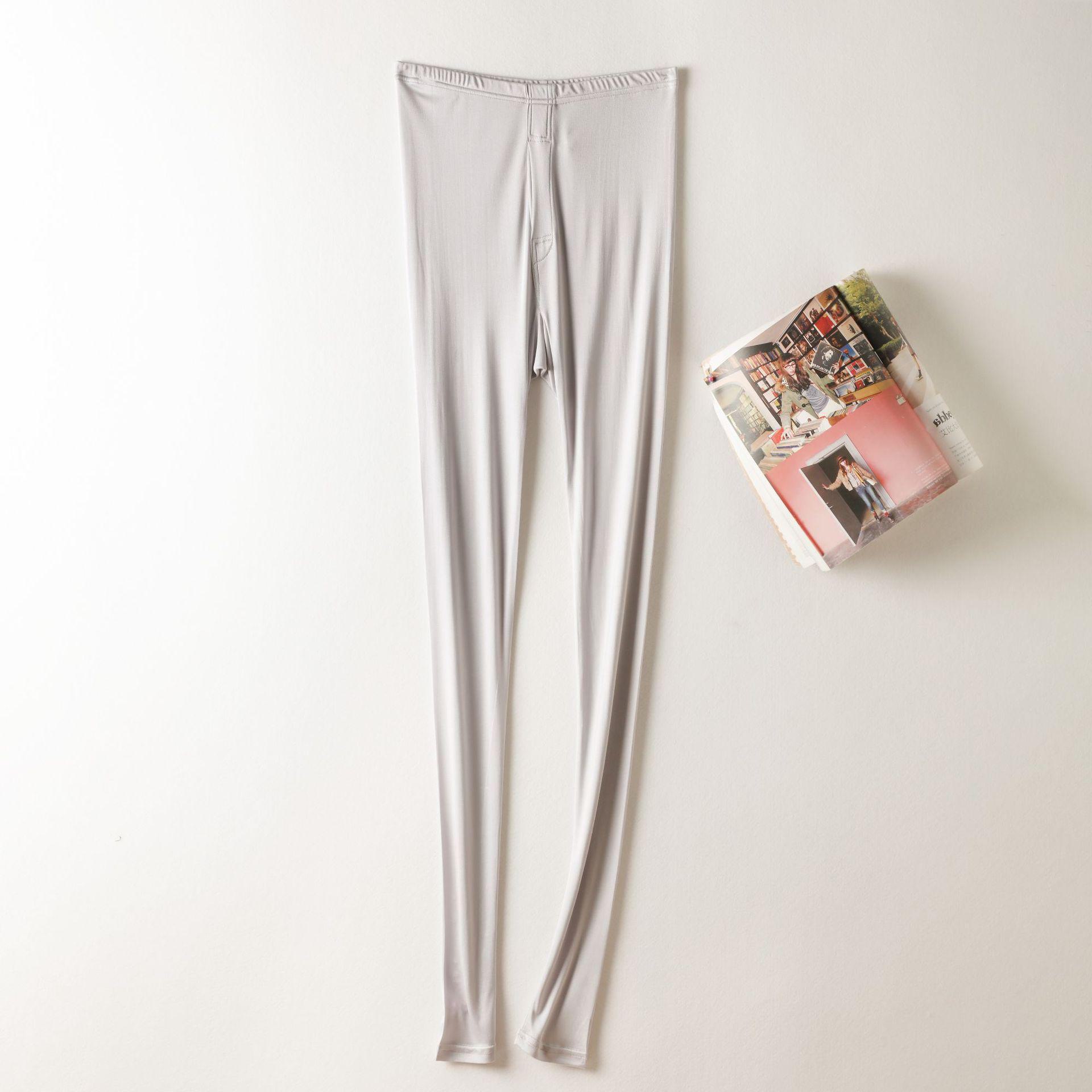 

Мужской комплект термобелья из шелкового трикотажа Yuyue 2024 XL серебряный серый